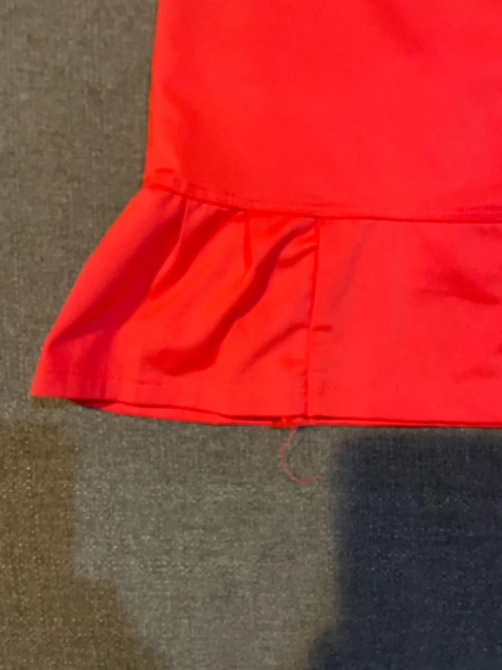 Tail White Label Neon Orange Side Micro Pleat Athletic Golf Skort